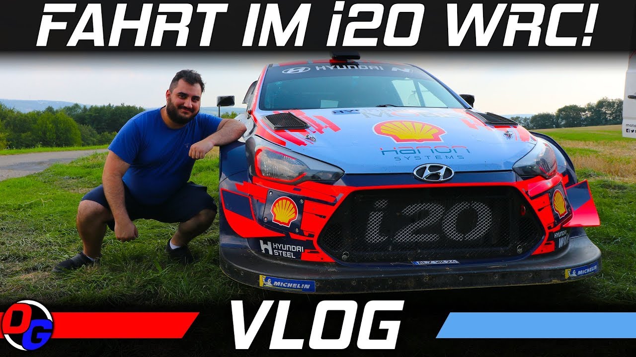 Fahrt mit einem WRC Profi im i20 WRC! | WRC 8 Event VLOG zur Rally Deutschland