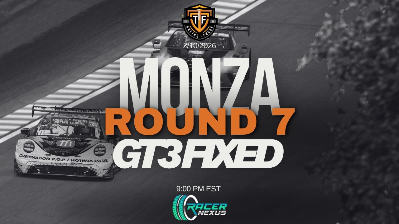 Throttle Freaks Season 4 / GT3 League / Week 7 @ CIRCUIT MONZA