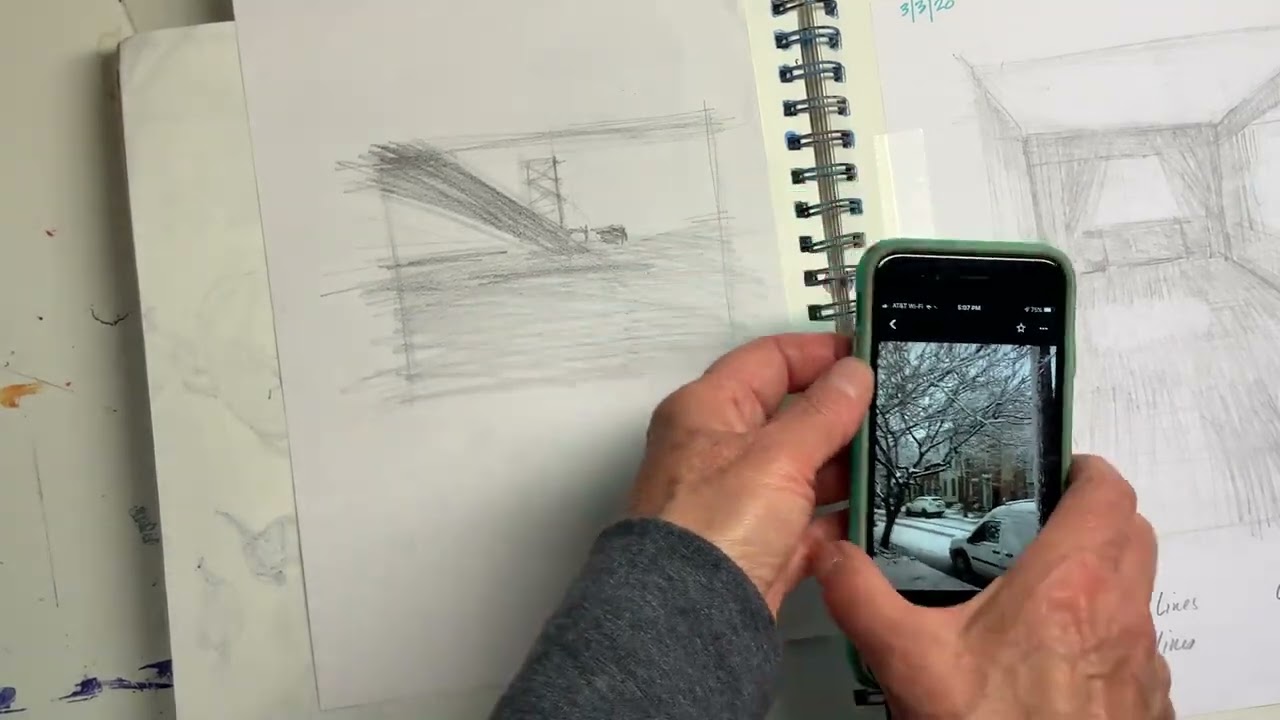 Draw your photos using perspective