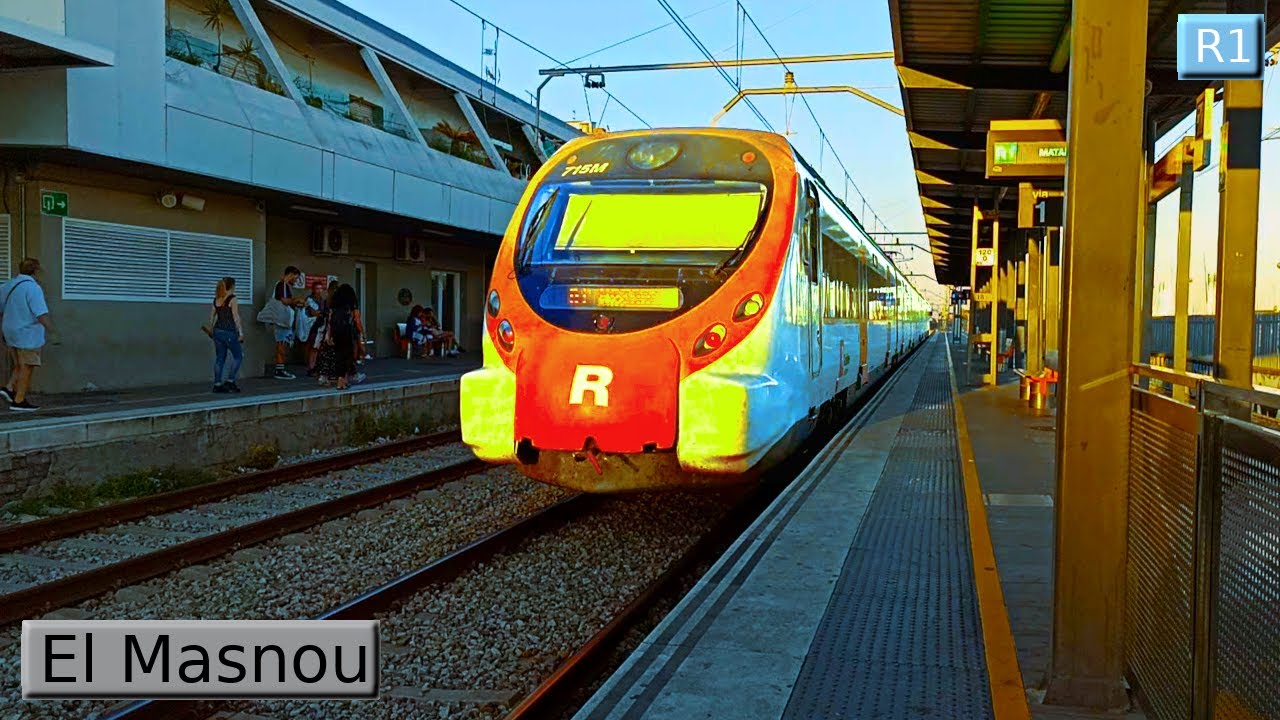 El Masnou R1 : Rodalies Барселона ( Renfe Civia - 447 )