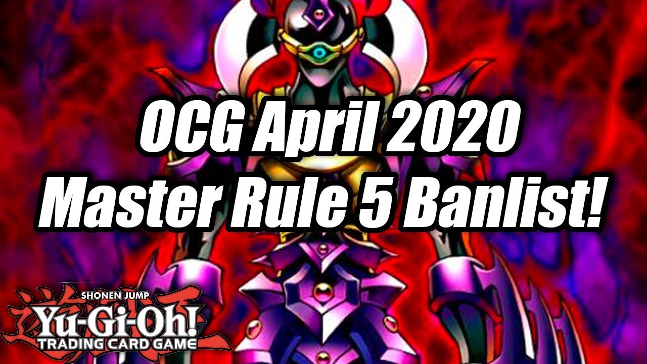 Yu-Gi-Oh! Official OCG April 2020 Master Rule 5 Banlist! (+TCG Implications)