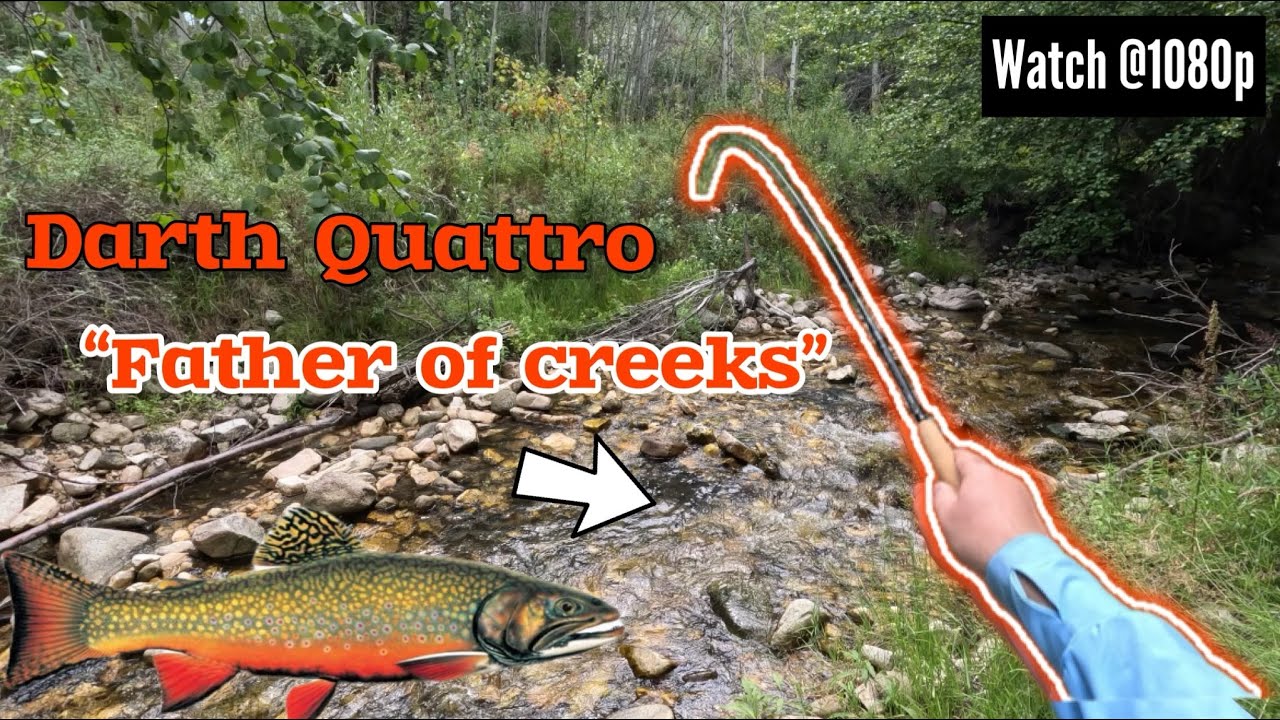 Darth Quattro: Father of Creeks #tenkara