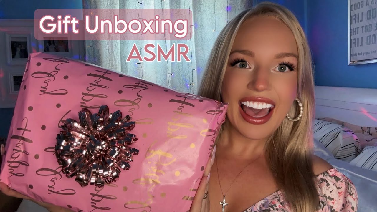 ASMR Birthday Gift Unboxing💝🍰from ​⁠@KOASMR