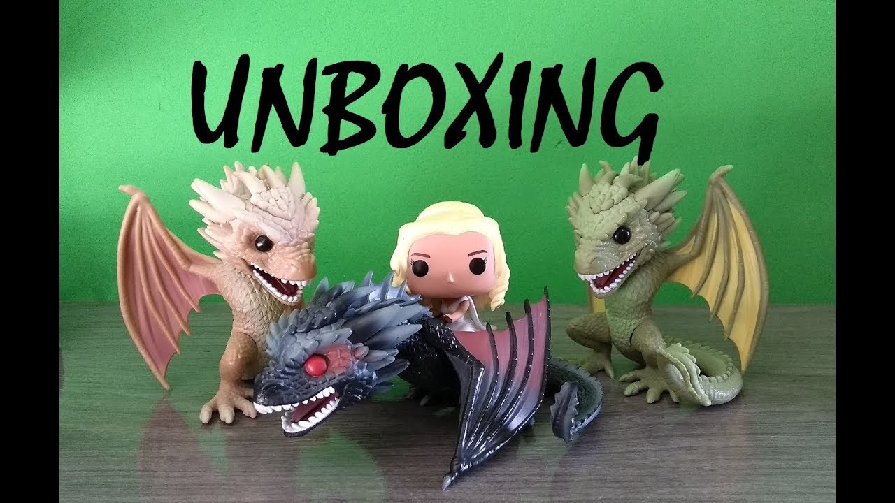 UNBOXING POP FUNKO DAENERYS TARGARYEN E DRAGÕES !!!