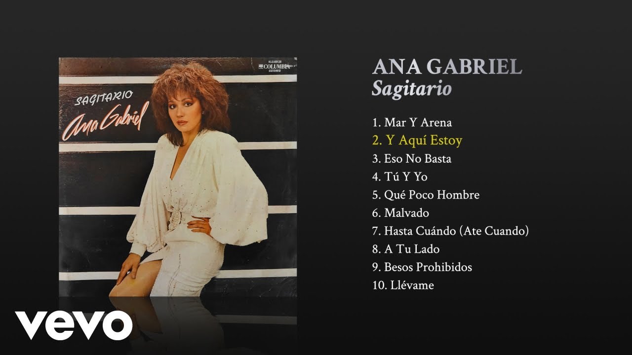 Ana Gabriel - Y Aquí Estoy (Cover Audio)