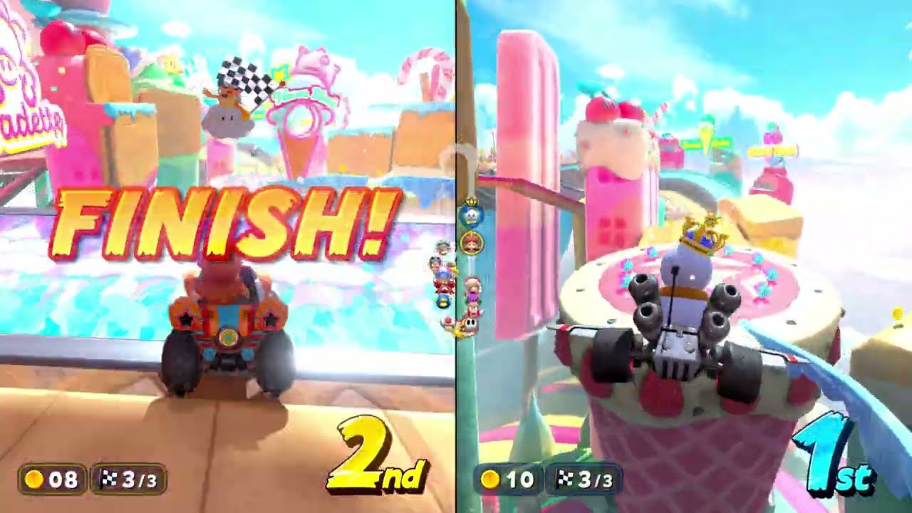 Mario Kart World - Star Cup 2 Player First Time 50cc Grand Prix Nintendo Switch 2