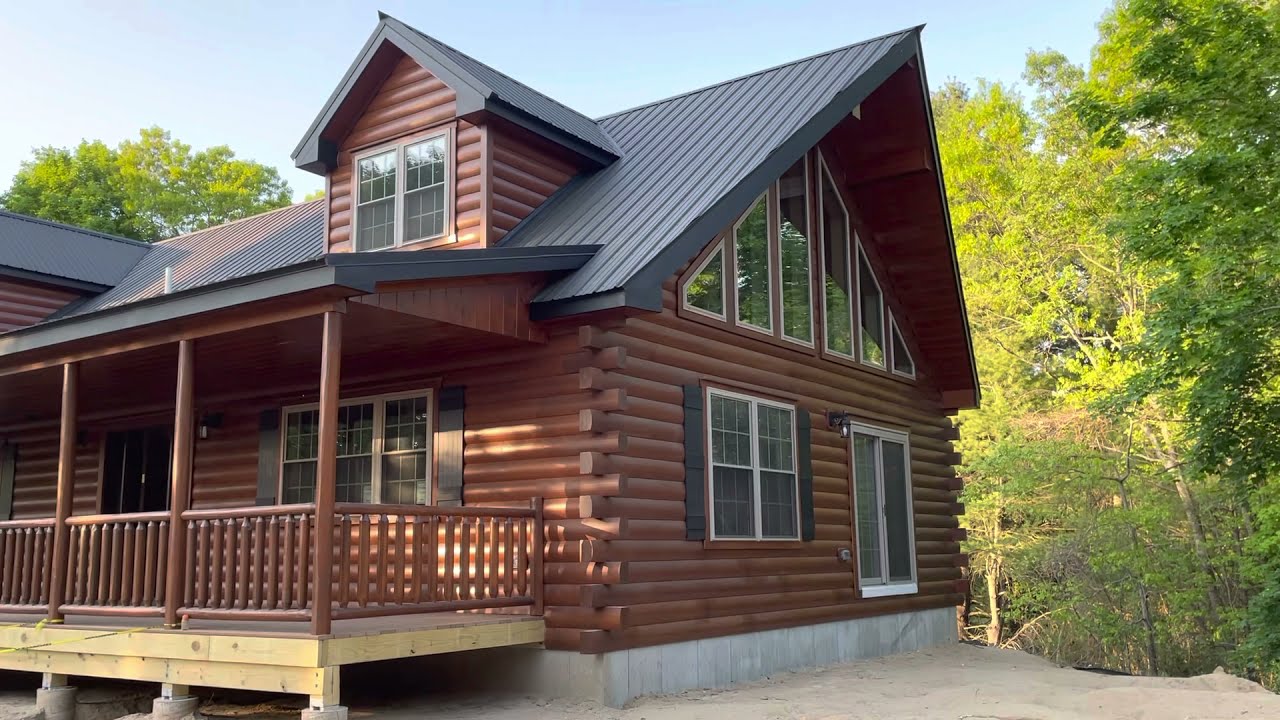 Осмотр нашего нового дома Mountaineer Deluxe - Zook Cabin. Завершение строительства: 20 мая 2021 г.