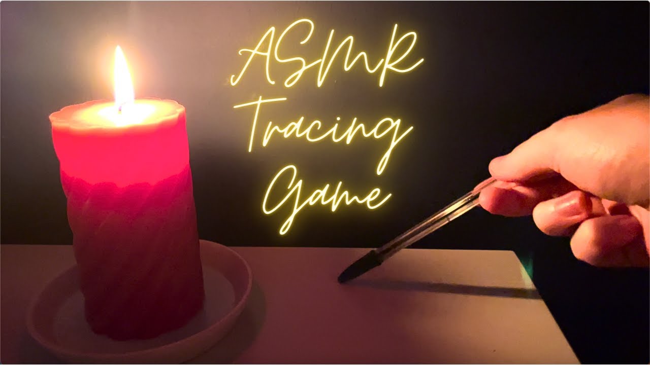ASMR Tracing Game By Candlelight - Guess the Word!