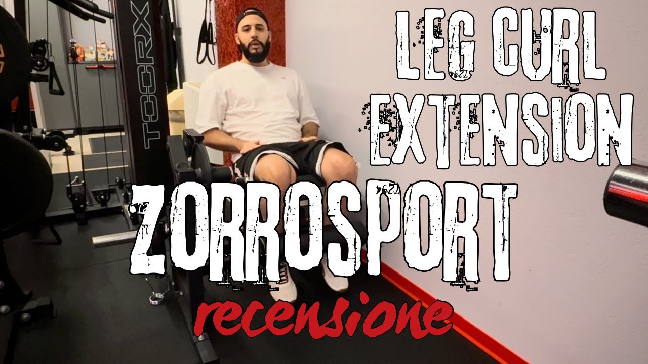 Zorrosport Leg extension curl a tensione continua LEXC-Z3_2.0 PRO - Recensione