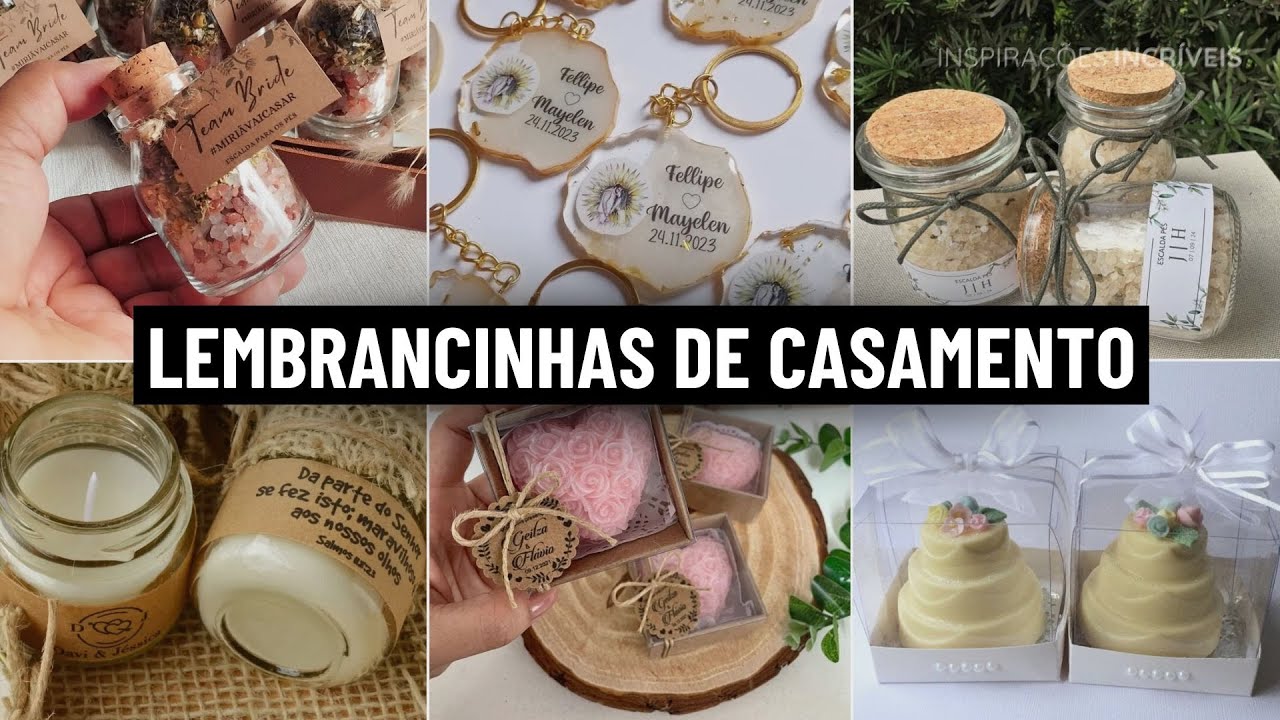 50 IDEIAS DE LEMBRANCINHAS DE CASAMENTO SIMPLES
