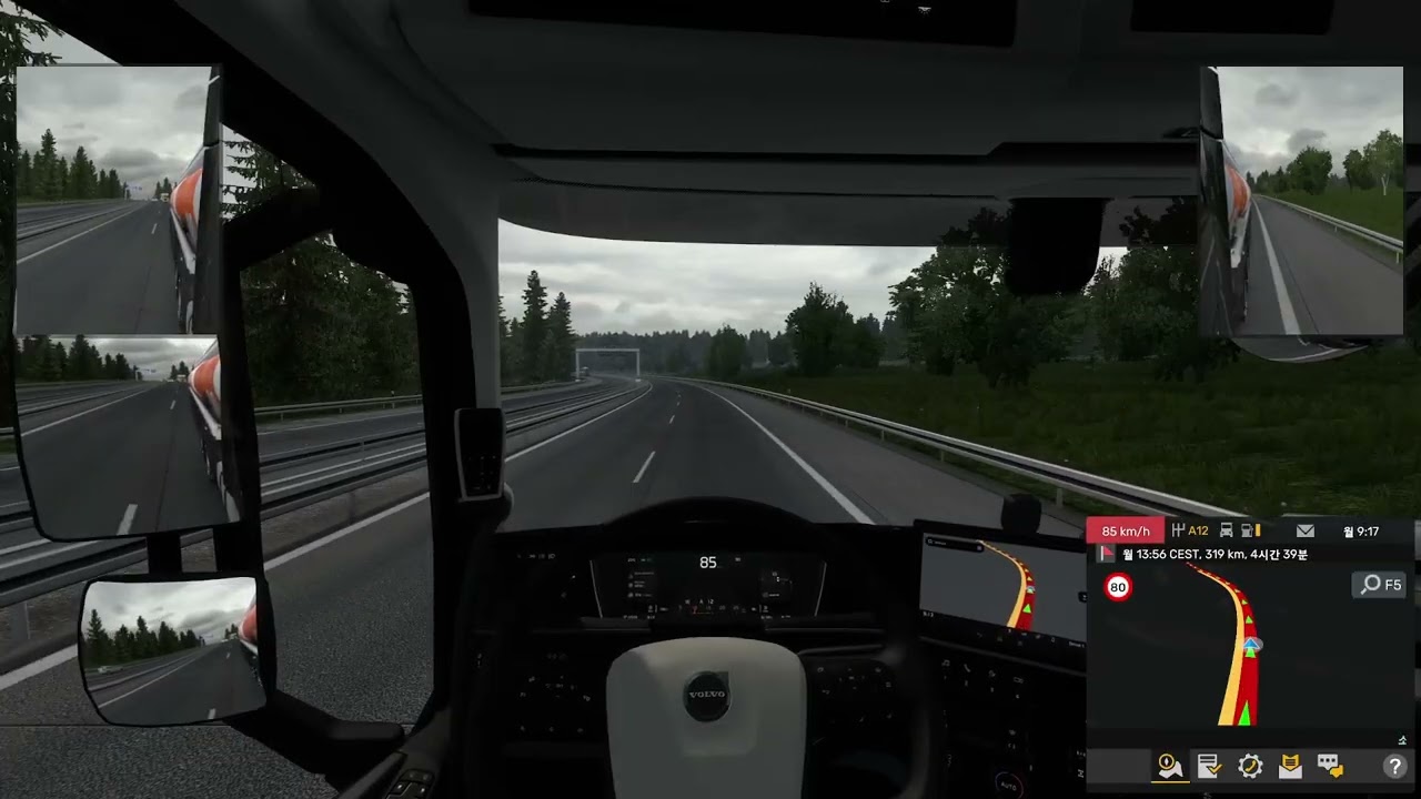 Euro Truck Simulator 2 | Calm Drive from Hamburg to Szczecin | No Commentary