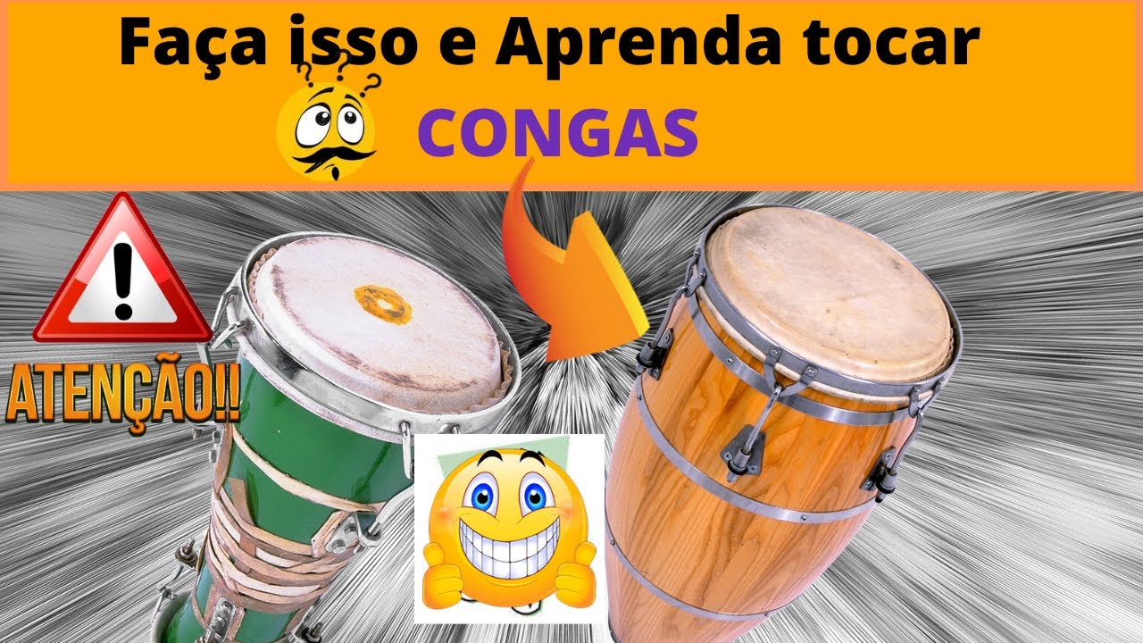 como tocar congas passo a passo percussão congas iniciantes (fabio kabeça)