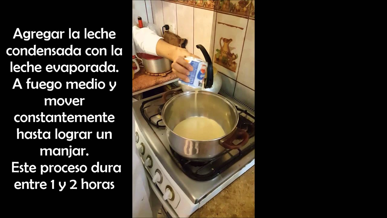 PREPARACION DE MANJAR DE LUCUMA