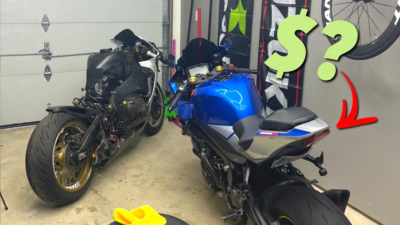 Cost to rebuild a Salvage Bike (+ Garage Tour)