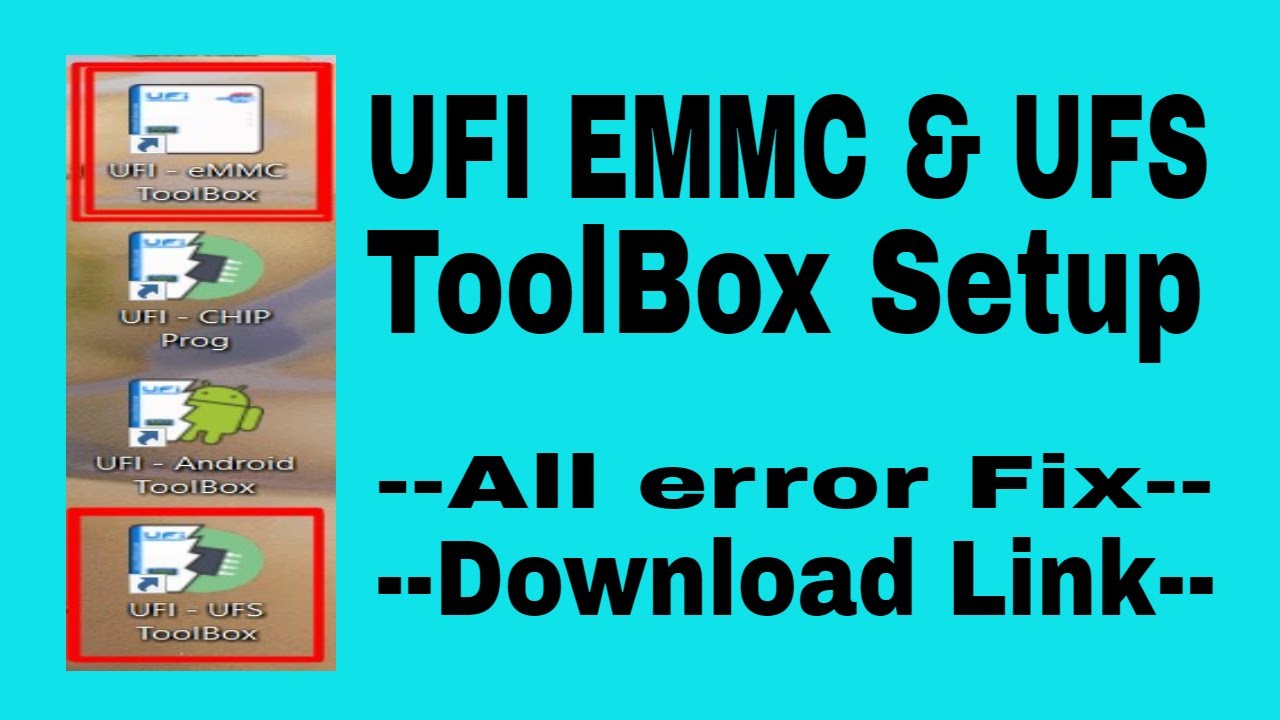 UFI EMMC & UFS (Latest Version) TOOLBOX Setup All Error Fix & Download Link II Bangla II