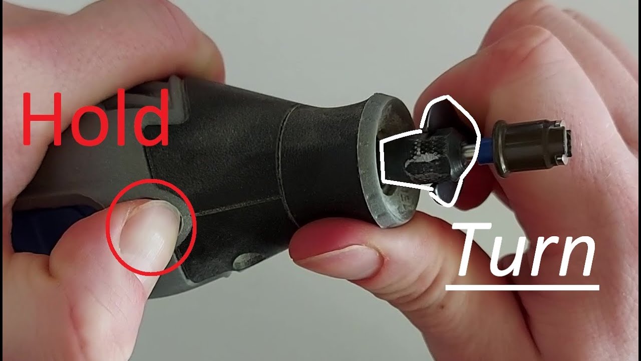 Как заменить насадку на Dremel и роторных инструментах