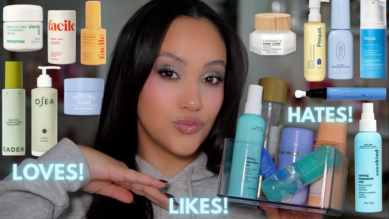 I TRIED 20 SKINCARE PRODUCTS! 🫢 SOME WERE LOVES ❤️ AND SOME.. NOT SO MUCH 👎🏼🧖🏻‍♀️ | AMY GLAM