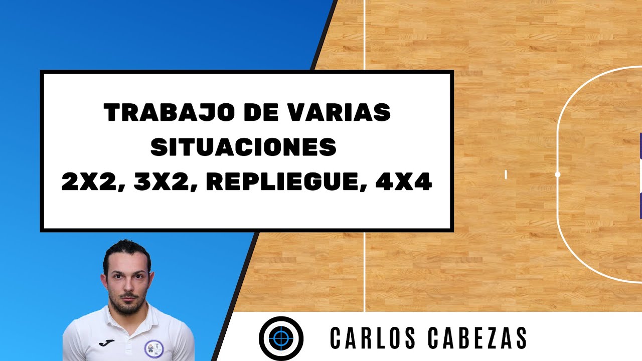 Mejores Ejercicios de Futbol sala  2x2, 3x2, repliegue, 4x4