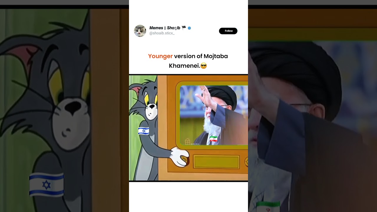 Younger version of Khamenei😎 #shortsfeed #shorts #iran #supremeleader #mojtabakhamenei #viral #memes