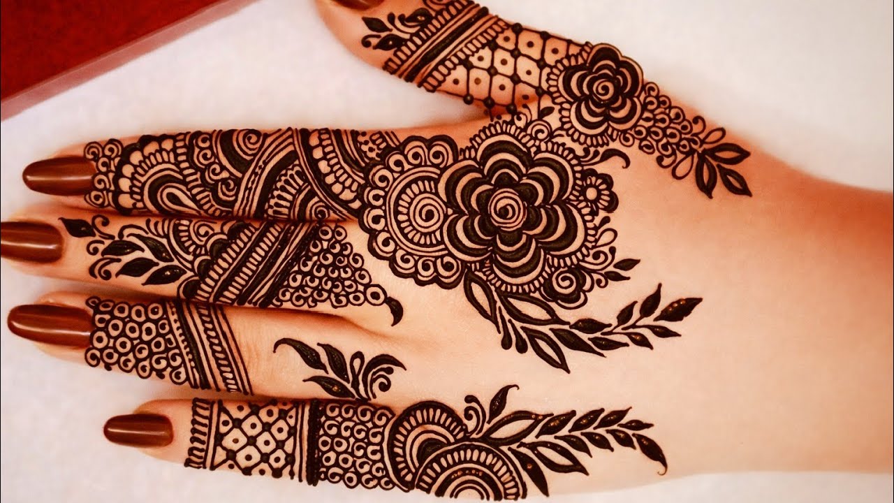 Flowers 🌸 Mehndi designs | Easy Way Mehndi designs #Mehndi designs 
