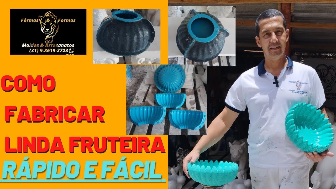 Como fabricar uma linda fruteira!! Rápido e fácil!