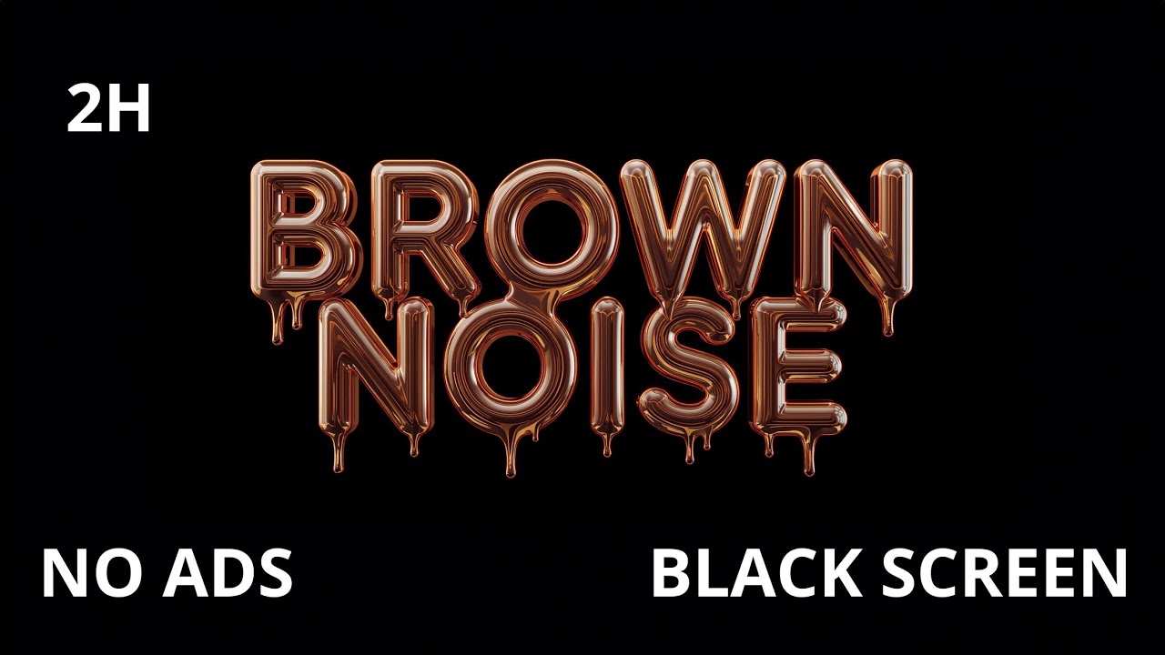 Brown Noise 2 Hours | ADHD Focus & Study Session | No Ads Pomodoro Timer Alternative