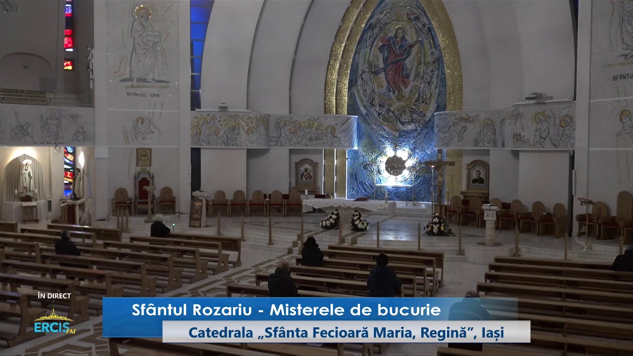 Iași (catedrală): Sfânta Liturghie și Sfântul Rozariu în direct (luni, 19 ianuarie 2026)
