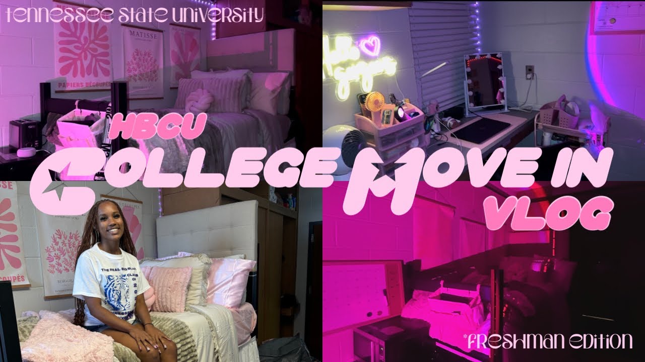 HBCU Move-In Day Vlog 2024 | Freshman Year at Tennessee State University | Hale Hall