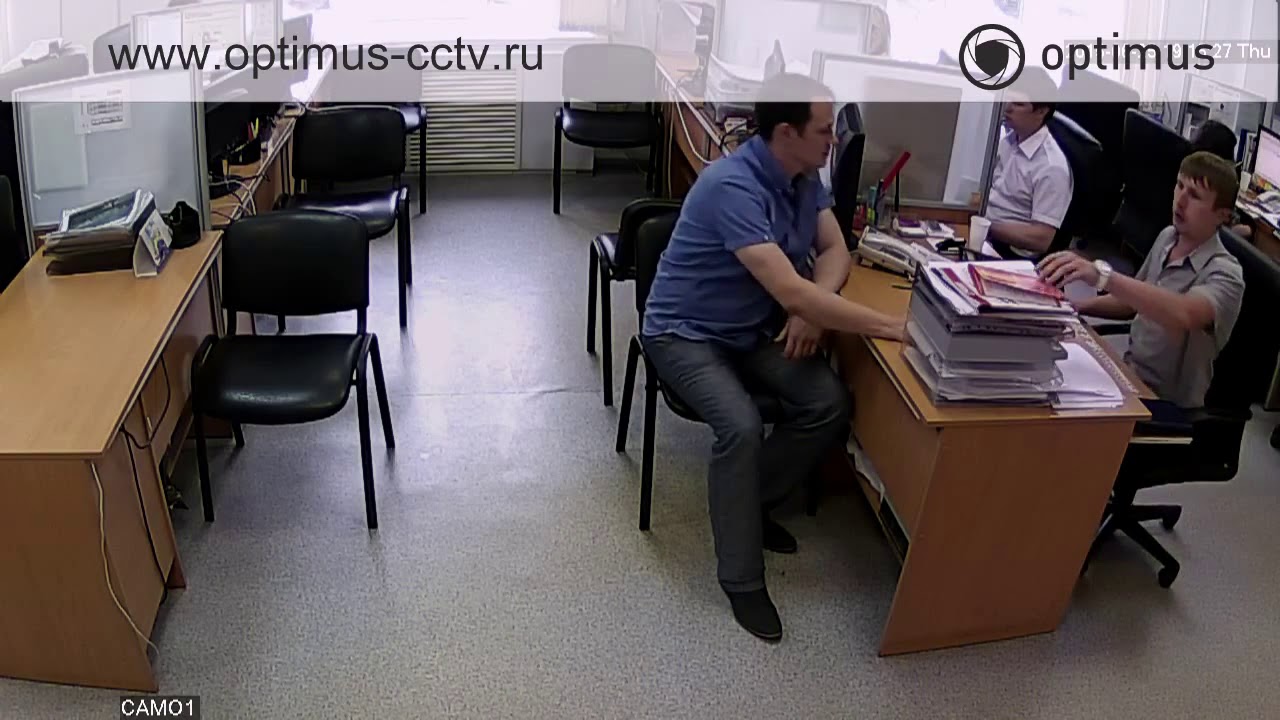 Видео с IP камеры Optimus IP-H061.0W(2.8)