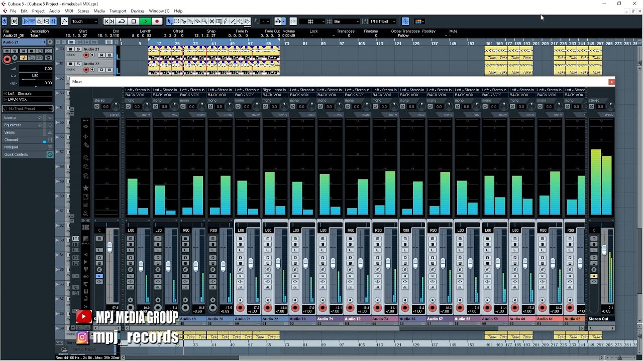Vocal Mixing Review (Choir In Cubase 5)