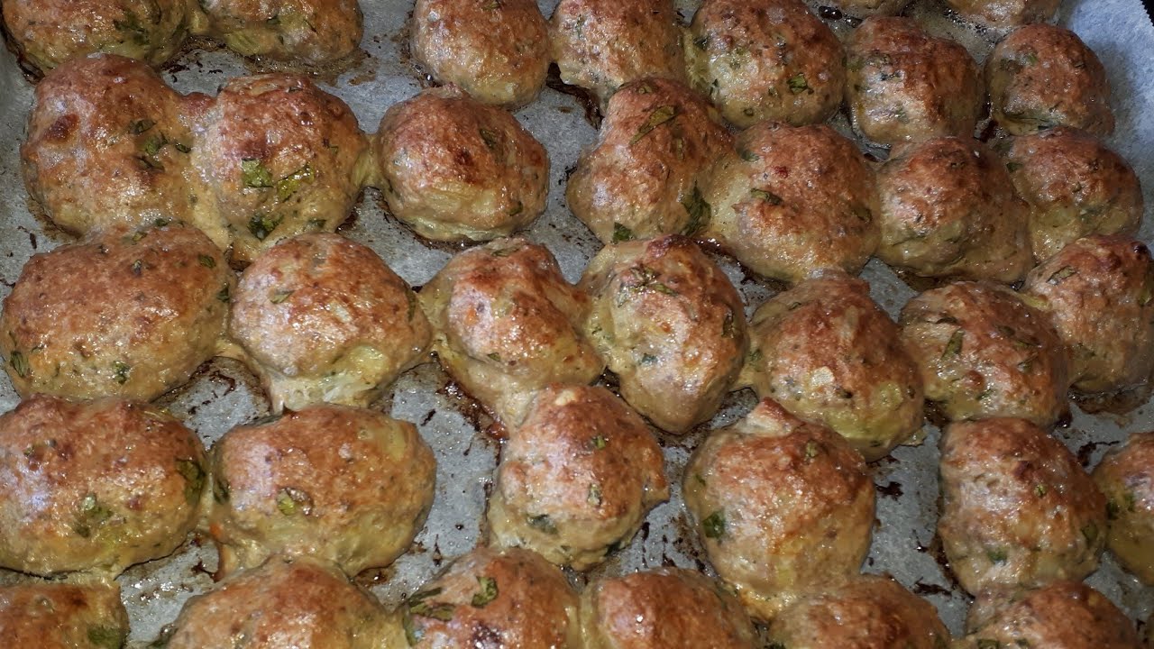 ALBONDIGAS CASERAS AL HORNO😋
