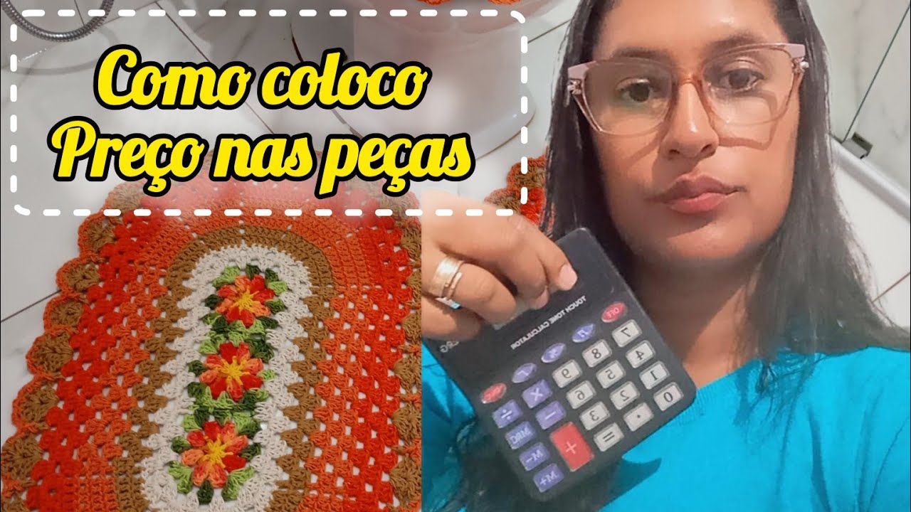 FIZ pela primeira vez o jogo de banheiro  TAPETE ELAINE (renascer)➕ tudo sobre minha precifica&ccedil;&atilde;o! 
