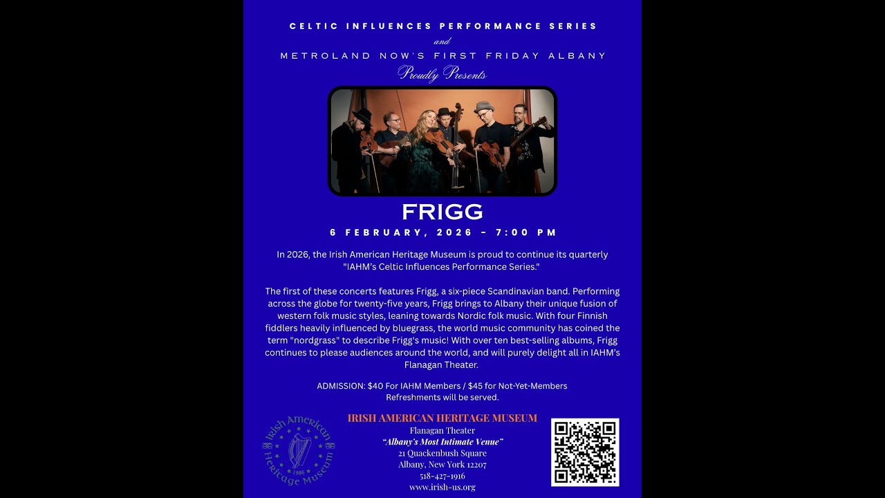 IAHM's 2026 Celtic Influences Performance Series: FRIGG