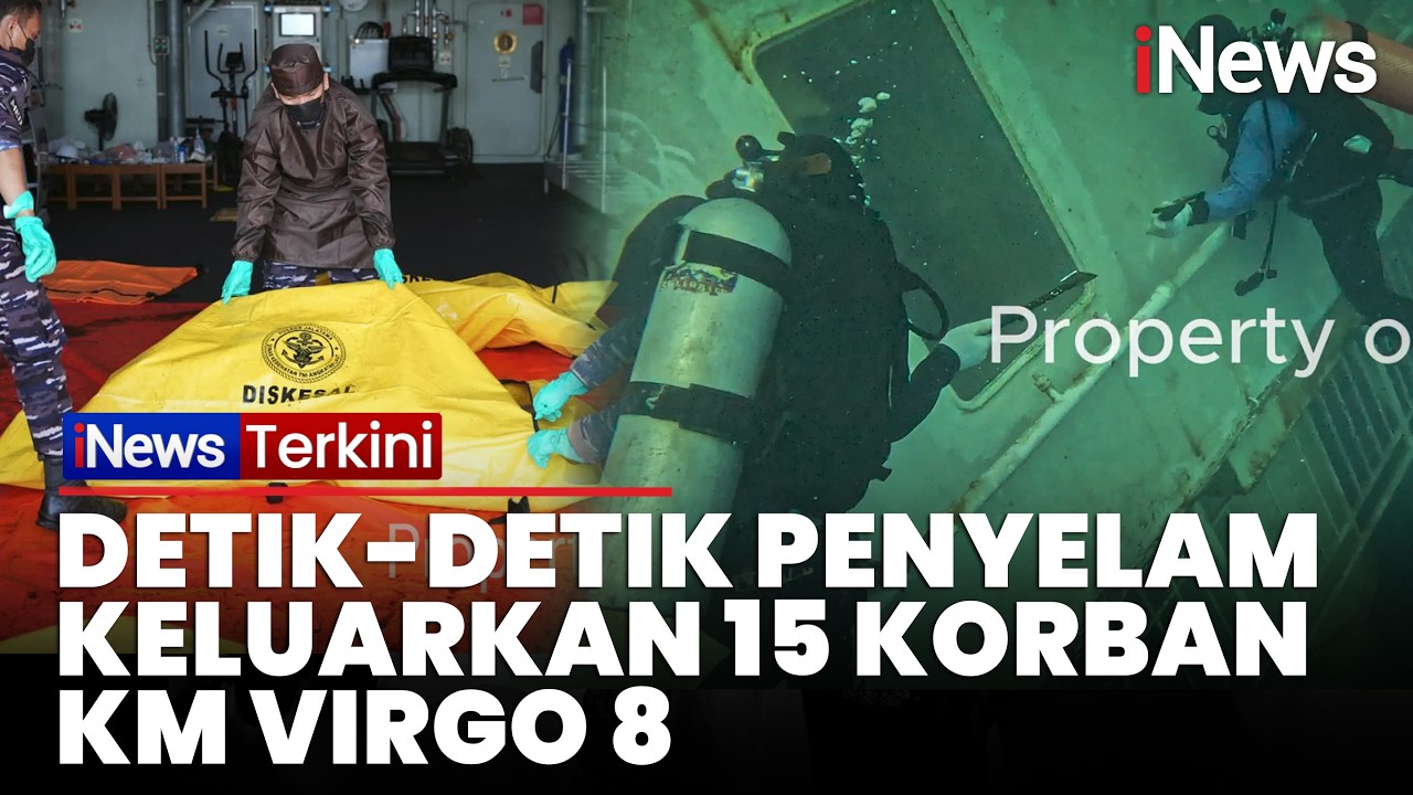 MENCEKAM! Detik-Detik Penyelam Keluarkan 15 Korban dari Kapal Virgo 8  | iNews Terkini
