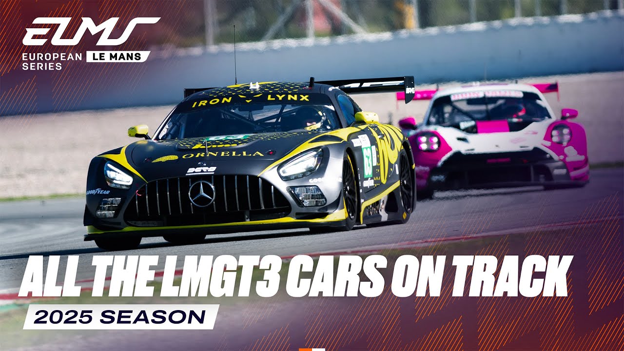 All The LMGT3 cars on track I 4 Hours of Barcelona 2025 I ELMS