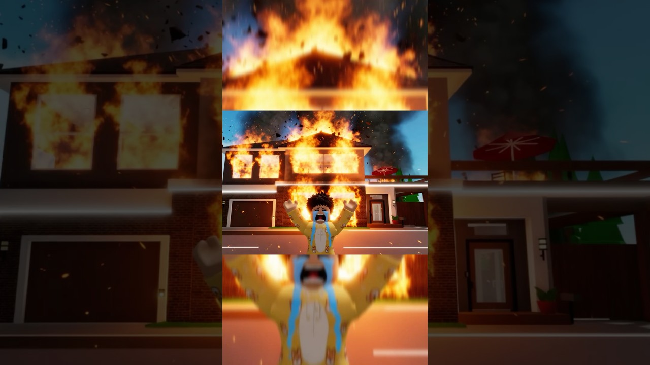 This Should NOT Happen in Roblox&hellip; #roblox #brookhaven #viral #shorts #fire