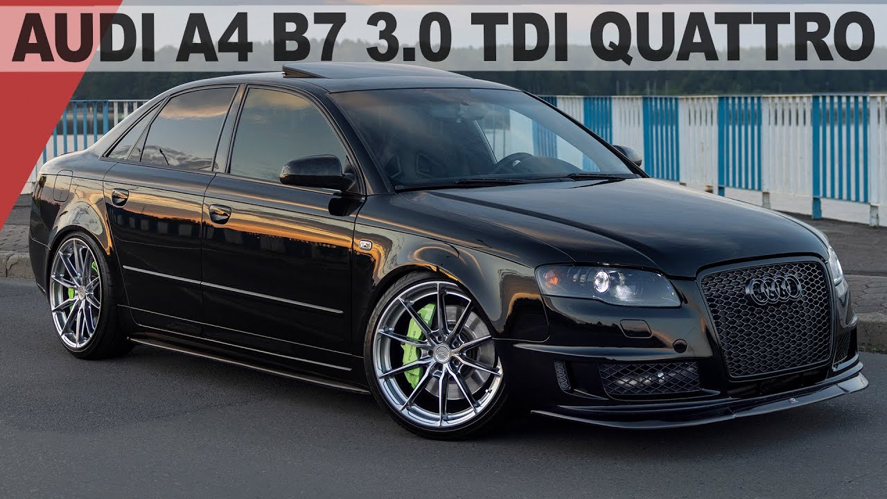 TDI sounds like a GT-R! 2004 AUDI A4 B7 3.0 V6 TDI QUATTRO 260HP - All the tuning, sounds & driving