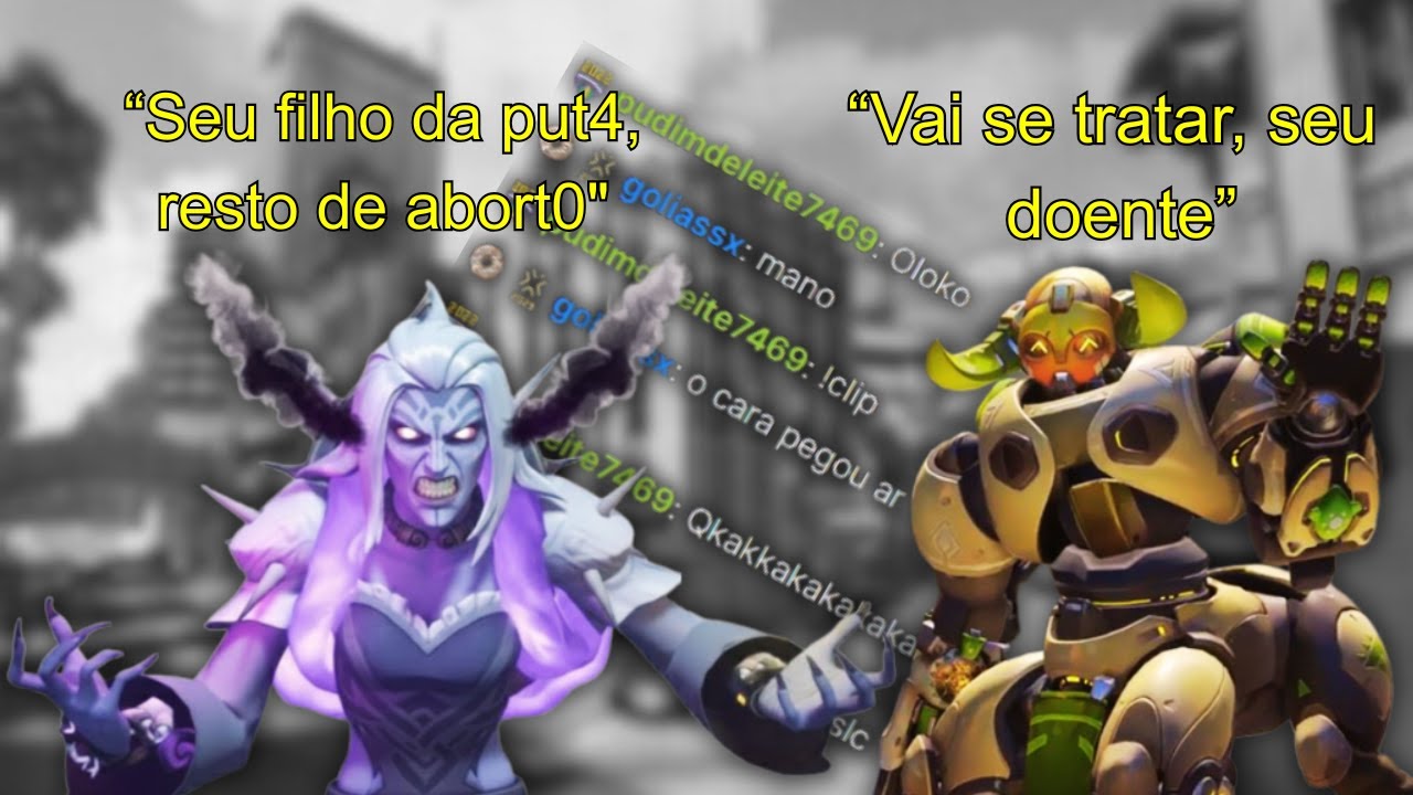 Player TÓXICO TRETA com streamer ao vivo no Overwatch 2!!! (Clipes da semana Overwatch 2 Brasil #23)