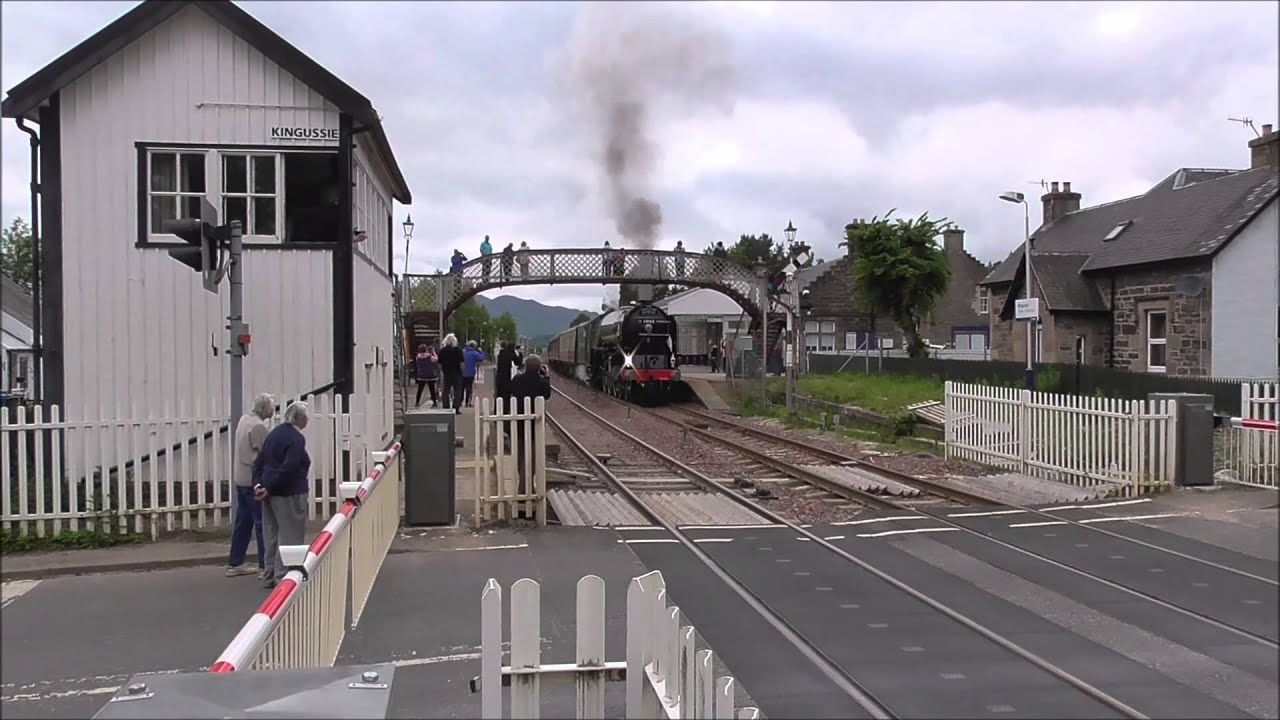 60163 Tornado on The Highland Rambler at Kingussie and Inverness June 20th 2015