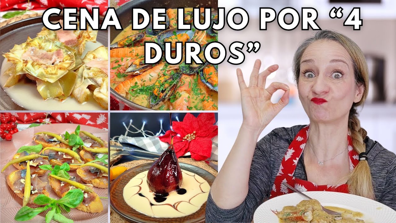 CENA DE NOCHEBUENA. Recetas para un menú PERFECTO y a BUEN PRECIO. La cena del Gourmet. SIN HORNO!