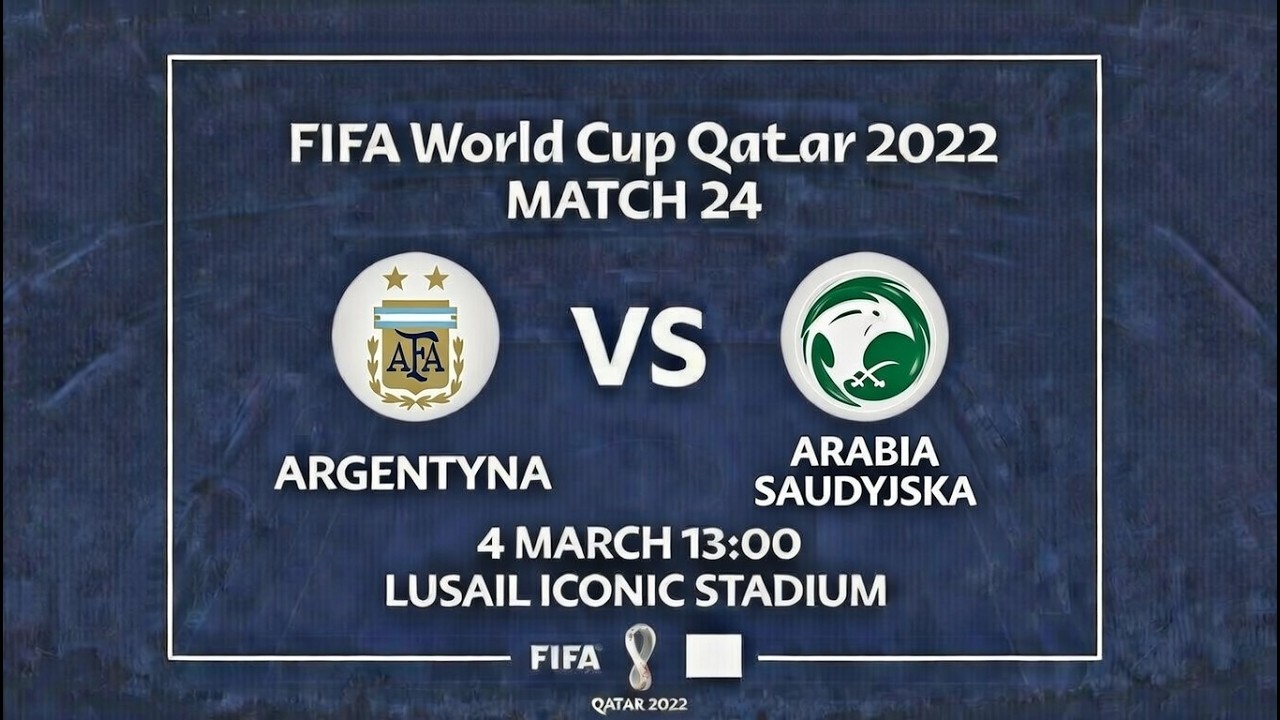 Argentyna - Arabia Saudyjska | Faza grupowa | World Cup Qatar 2022