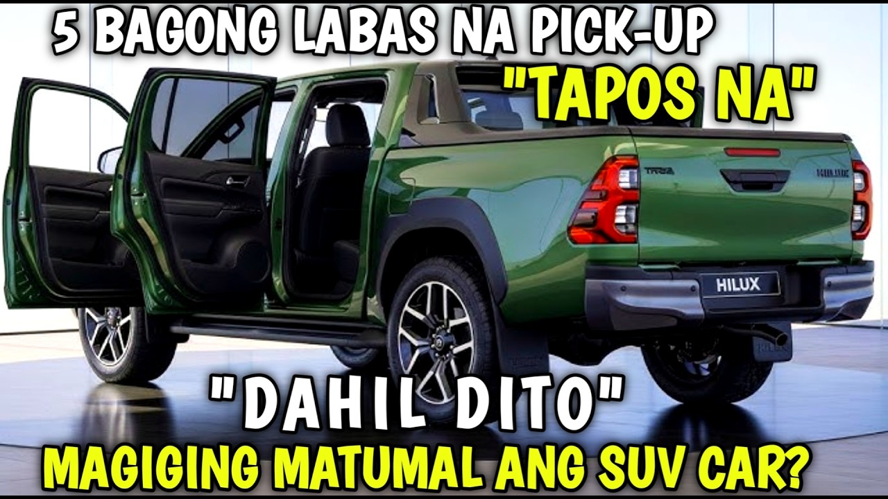 ETO NA NILABAS NA 5 NEW PICK UP NA SUPER WALA PANG ISANG MILYON ANG PRESYO NG ISA? toyota hilux 2026