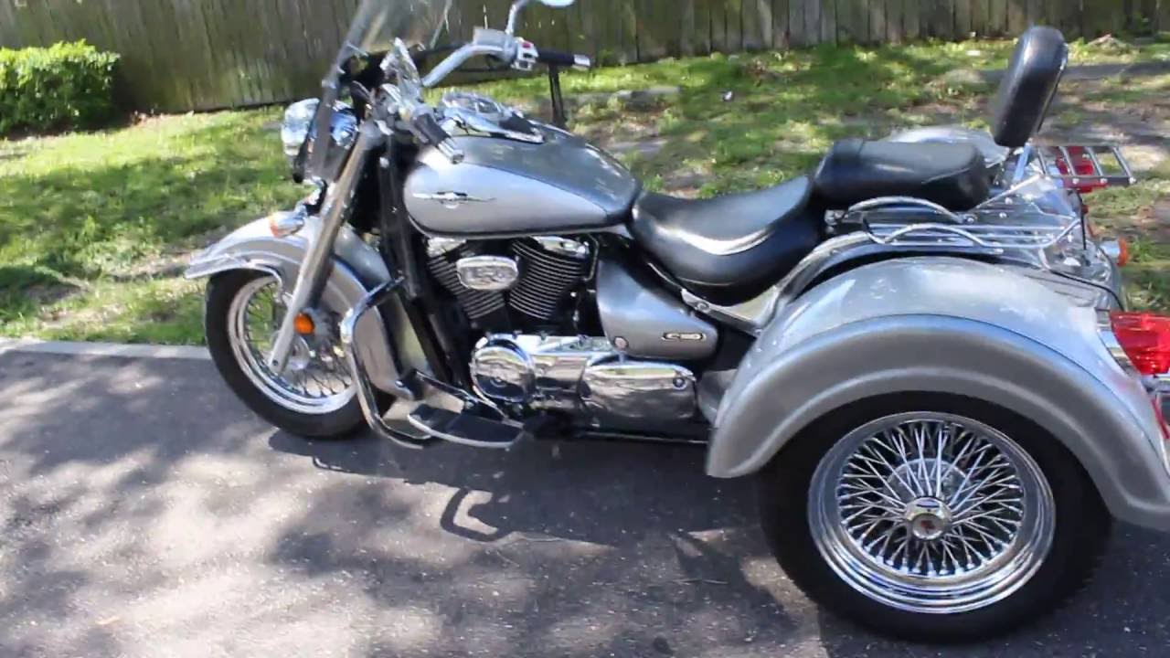 SOLD! 2006 suzuki c50 lemahn trike tramp kit no lean walk around with time at Ride Pro