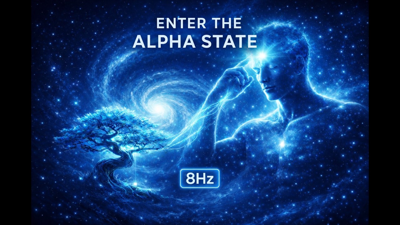 3 Hours of 8Hz Alpha Waves | Deep Zen Relaxation & Calm Mind#8hz #alphawaves #sleepmusic #relaxation