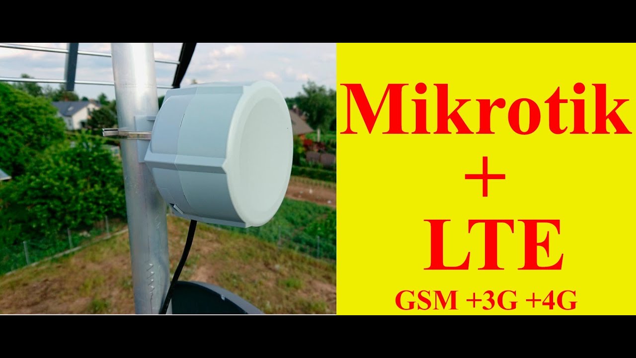 🔥Настройка Mikrotik + Yota ✅(3G, 4G, LTE) ⚡️или как сделать интернет на даче/объекте своими руками ?