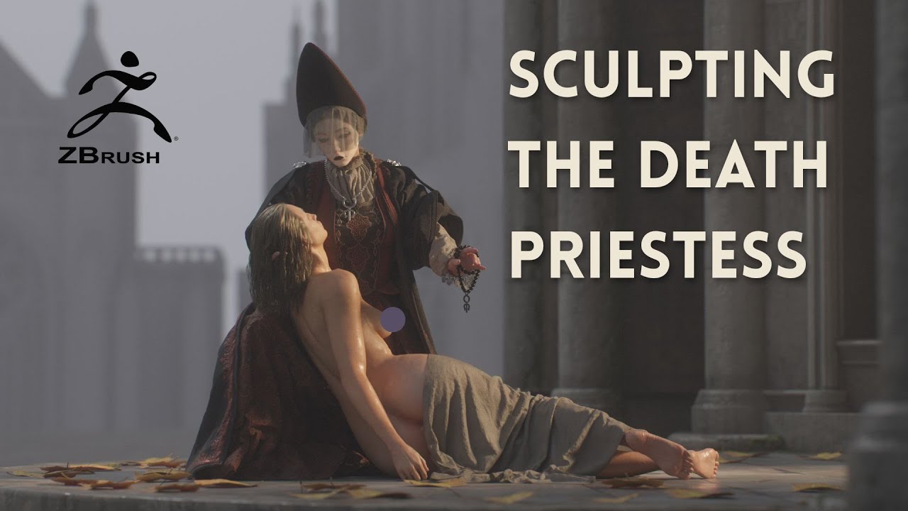 Realistic Character Modeling in ZBrush - the Death Priestess (part 1)