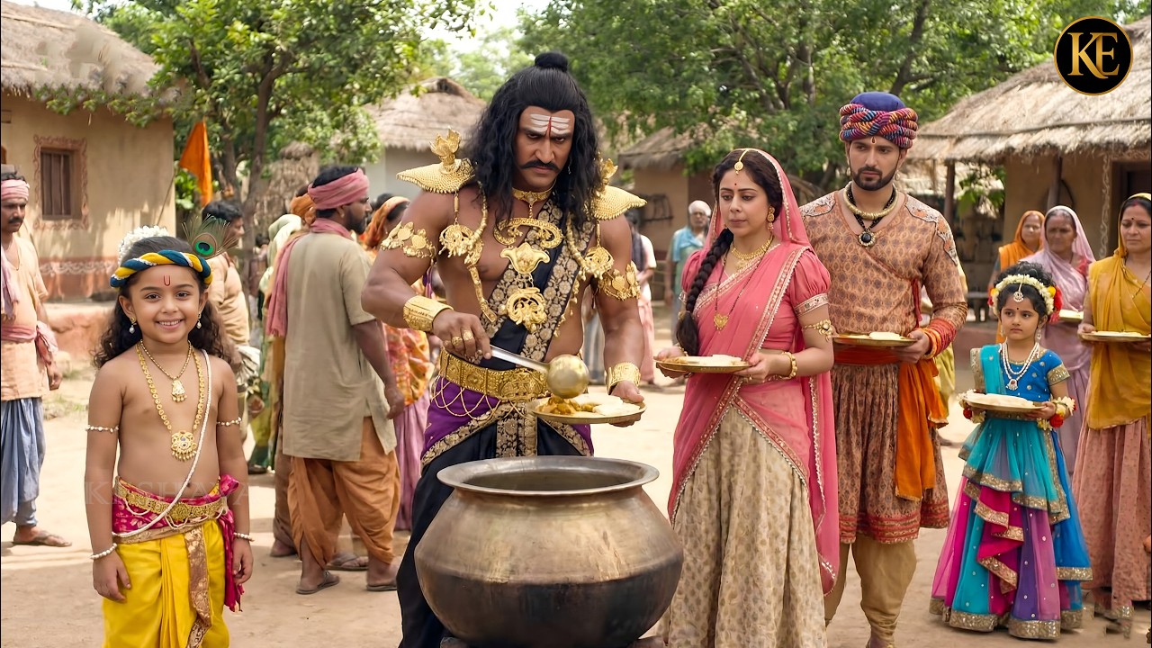 कंस ने खिलाया प्रसाद, मैया-नंद बाबा संग कान्हा और राधा भी पहुँचे || मैया यशोदा का नंदलाला ||  YMKN