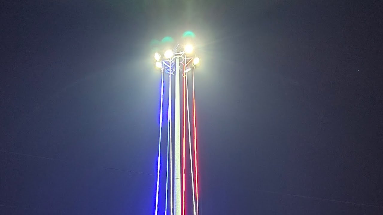 Disco DJ Light in Night Sky ✨️ Disco Lights