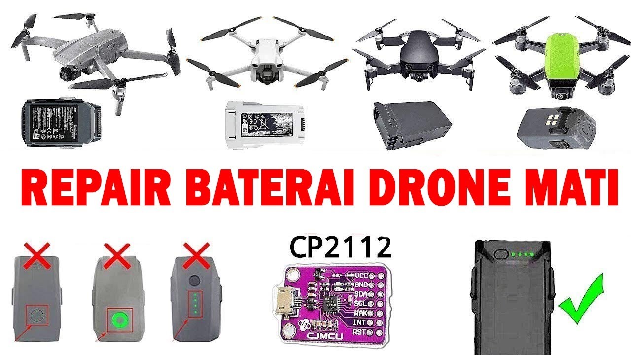 Memperbaiki baterai drone DJI  mati | FIX BATERAI DRONE