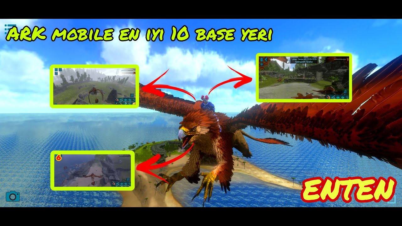 Ark survival evolved island - EN İYİ 10 BASE YERİ